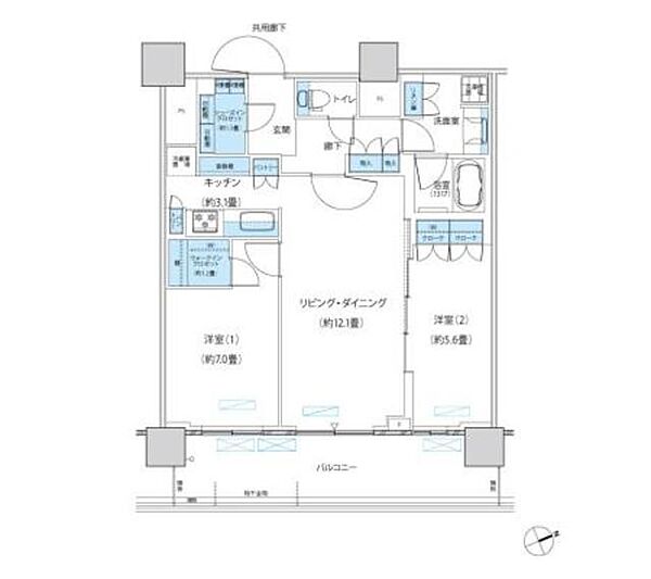 同じ建物の物件間取り写真 - ID:212041971396