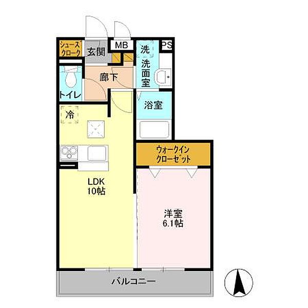 ハピネス　ストーム 103｜千葉県柏市西町(賃貸アパート1LDK・1階・40.18㎡)の写真 その2