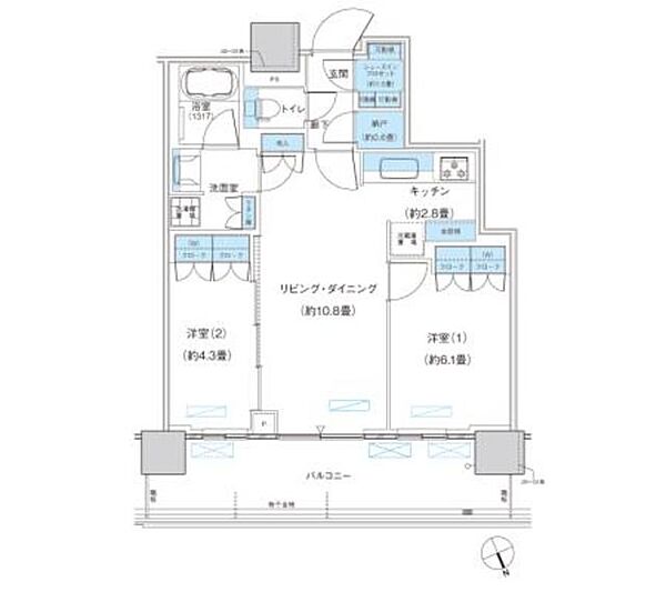 同じ建物の物件間取り写真 - ID:212046516939