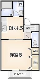 間取図画像 1DK