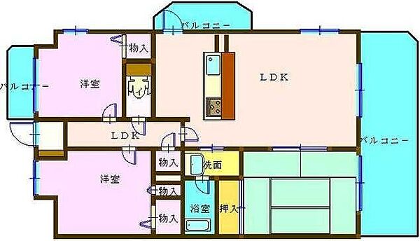 同じ建物の物件間取り写真 - ID:236002652799