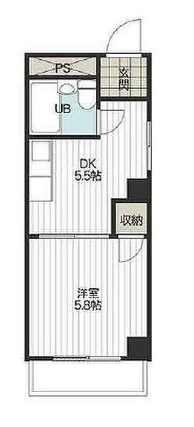 兵庫県明石市和坂(賃貸マンション1DK・4階・23.90㎡)の写真 その2