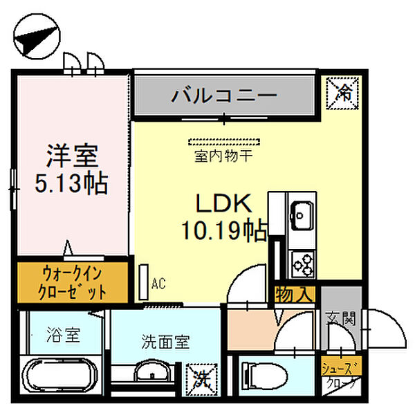 兵庫県加西市北条町横尾(賃貸アパート1LDK・2階・40.16㎡)の写真 その2