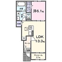 兵庫県姫路市勝原区山戸（賃貸アパート1LDK・1階・50.01㎡） その2