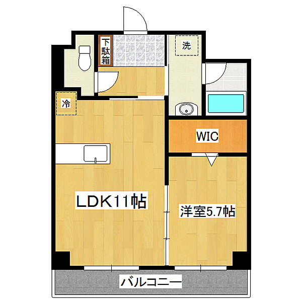 シャトレーやまのい 606｜茨城県つくば市春日2丁目(賃貸マンション1LDK・6階・41.76㎡)の写真 その2