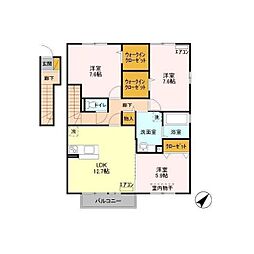 間取図画像 3LDK