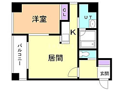間取図画像 1LDK