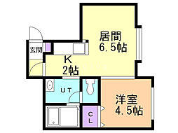 パークハイツ白石中央 1階