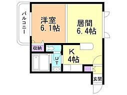 間取図画像 1LDK