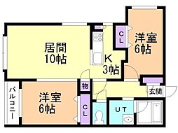 ノヴァ白石ーII 3階/-