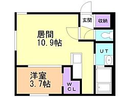間取図画像 1LDK