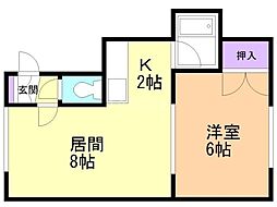 間取図画像 1LDK