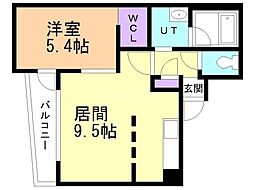 間取図画像 1LDK