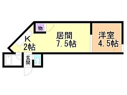間取図画像 1LDK