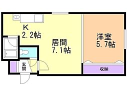 間取図画像 1LDK