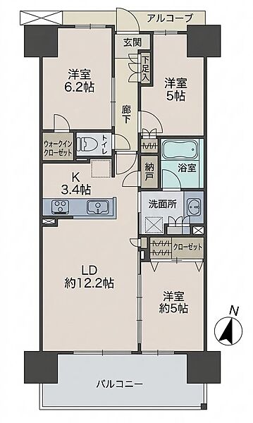 間取り：312001307367