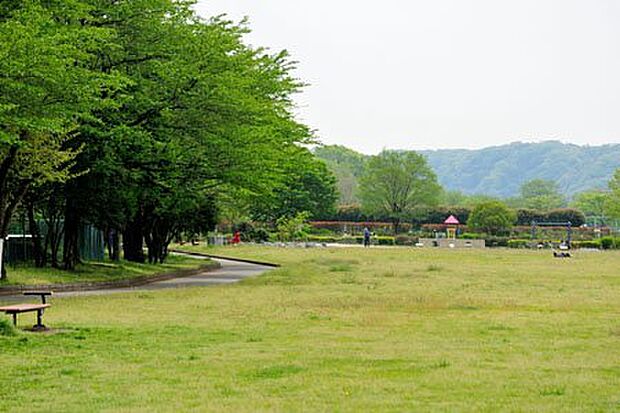 【公園】多摩川緑地福生南公園まで827ｍ