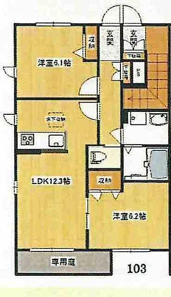 同じ建物の物件間取り写真 - ID:228047422611