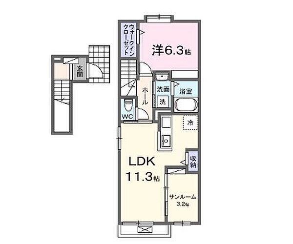 同じ建物の物件間取り写真 - ID:228047874248