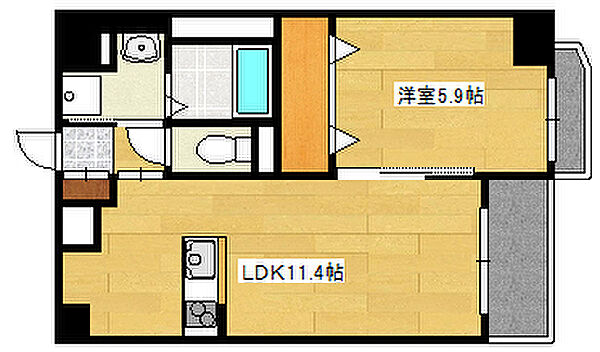 同じ建物の物件間取り写真 - ID:228047929415