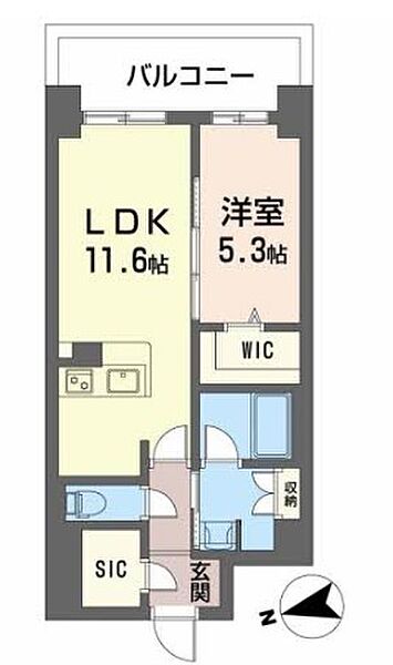 ケイマン 1103｜兵庫県姫路市東延末1丁目(賃貸マンション1LDK・11階・45.54㎡)の写真 その2