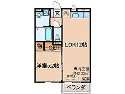 間取図画像 1LDK