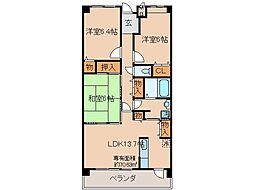 グランK's-ジオ 3LDKの間取図画像