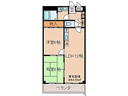 観月橋駅 6.5万円