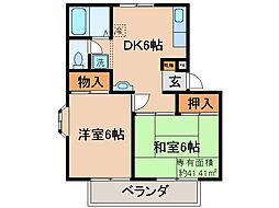 間取図画像 2DK