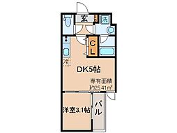 間取図画像 1DK