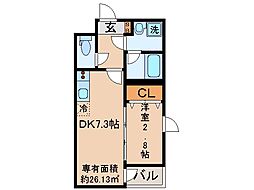 間取図画像 1DK