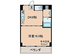 間取図画像 1DK