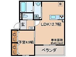 間取図画像 1LDK