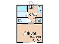 間取図画像 1K