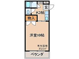 間取図画像 1K