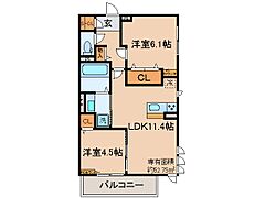 物件の間取り