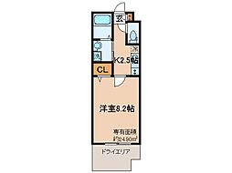 JR奈良線 JR藤森駅 徒歩1分の賃貸マンション 1階1Kの間取り