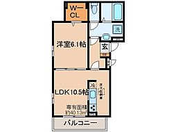間取図画像 1LDK