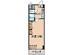 ONK.36 1Kの間取図画像