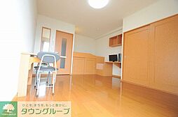 京王線 調布駅 バス17分 晃華学園東下車 徒歩7分の賃貸アパート 2階1Kのリビング/ダイニング