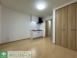 西武多摩川線 多磨駅 徒歩2分の賃貸アパート 1階1Kのリビング/ダイニング