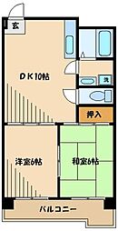 モンターニュ国領 2LDKの間取図画像
