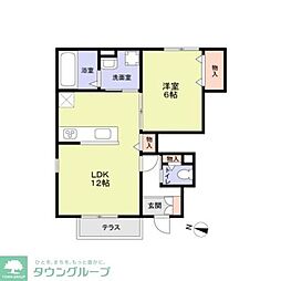 (仮称)川崎市多摩区宿河原3丁目計画 B棟 1LDKの間取図画像