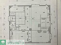 川崎ビル 3SLDKの間取図画像