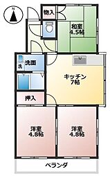 藤の宮桜井マンション東館 3階
