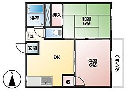 ハイツ城西 2階