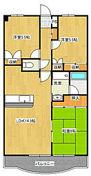シャルマン・5 3LDKの間取図画像