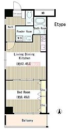 RESIDENCESATSUMA 1LDKの間取図画像