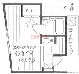 GRAN高円寺 ワンルームの間取図画像