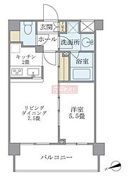 プレミアコンフォート西荻窪 1LDKの間取図画像